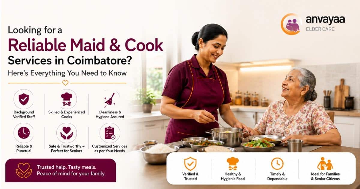 Maid & Cook Services in Coimbattore